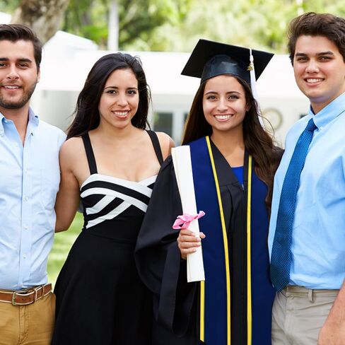 NDSWKR 2 قطعة 2024 سادة التخرج، وشاح التخرج للكبار مقاس 72 بوصة للجنسين مع زخرفة، سرقة التخرج للطلاب المبتدئين الأكاديمي in Kuwait