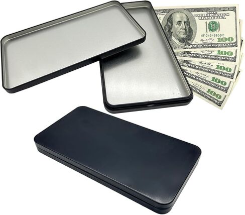 قطعتان من صندوق نقود معدني أسود، منظم للنقود، صينية عملات صف واحد، صندوق تخزين أموال، حامل أموال، صندوق هدايا منظم، بنك خنزيري للنقود in Kuwait