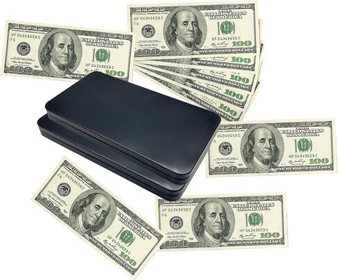 قطعتان من صندوق نقود معدني أسود، منظم للنقود، صينية عملات صف واحد، صندوق تخزين أموال، حامل أموال، صندوق هدايا منظم، بنك خنزيري للنقود in Kuwait