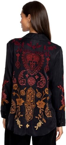 قميص جوني واس كيانا بتفاصيل شريطية أسود من LG in Kuwait