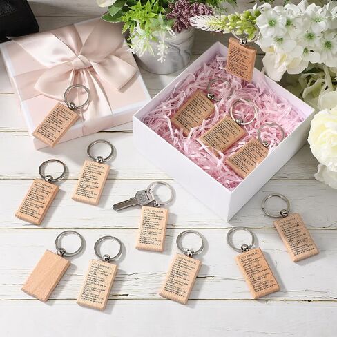 Landical 20 PCS Wood Little Reminders Keychain Bulk Affirmation Motivational Quotes Inspirational Key Chain Positive Self Love Mental Health Gift for Women Men Friends Coworkers Teens Boys Girls in Kuwait