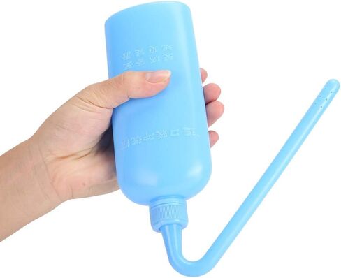 زجاجة تنظيف كيس فغر القولون، 230 مل من البلاستيك المحمول، أكياس فغرة القولون القابلة للتصريف وغسل زجاجات فغر القولون، ملحقات أداة تنظيف الزجاجات للنساء والرجال، أداة تنظيف in Kuwait