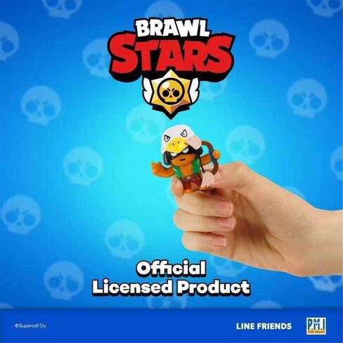 شخصيات براول ستارز القابلة للجمع | 8 ألعاب Brawl Stars من أصل 24 مجموعة في عبوة واحدة | 1 شخصية غامضة نادرة | مرخصة رسميًا - تماثيل صغيرة، مستلزمات الحفلات، هدية للاعبي الفيديو in Kuwait