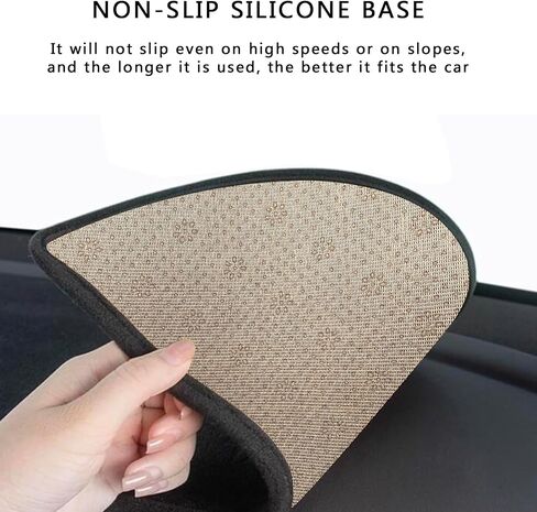 TOPABYTE Dashboard Cover for Tesla Model Y 2020-2024 and Model 3 2017-2023 Premium Flannel Dash Board Mat Sun Protection Non-Slip Pad Model 3/Y Decorative Interior Accessories in Saudi Arabia