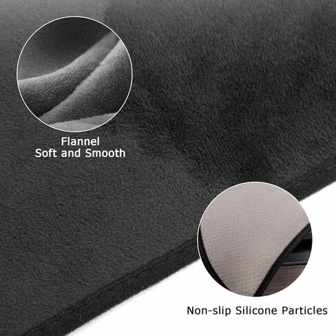 TOPABYTE Dashboard Cover for Tesla Model Y 2020-2024 and Model 3 2017-2023 Premium Flannel Dash Board Mat Sun Protection Non-Slip Pad Model 3/Y Decorative Interior Accessories in Saudi Arabia
