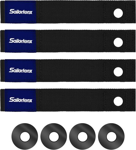 Sailortenx Soft Loops Jet Ski Accessories,Boat Ropes for Docking with Loop,Quick & Secure Anchor Points for Jet ski Anchor,Boat Accessories for Your WaveRunner,Jet Ski,Seadoo &&Other PWC(3inch,4PK) in Saudi Arabia