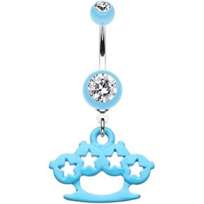 Star Brass Knuckle Belly Button Ring in Saudi Arabia