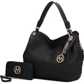 MKF Collection Hobo Bag for Women & Wristlet Wallet, Vegan Leather Handbag Set Shoulder bag Travel Purse by Mia K in Saudi Arabia