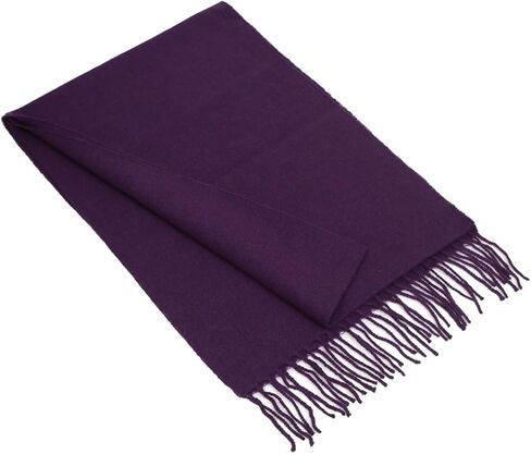 100% Pure Cashmere Knit Scarf for Unisex Women and Men Winter Luxurious Ultra Lightweight Soft Warm Fringed Edges in Saudi Arabia