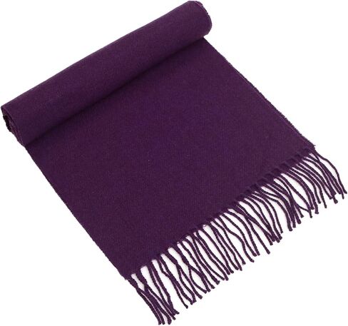 100% Pure Cashmere Knit Scarf for Unisex Women and Men Winter Luxurious Ultra Lightweight Soft Warm Fringed Edges in Saudi Arabia