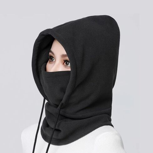 Winter Style Plush Hat Warm Mask Neck Scarf 2-in-1 Thickeneded Hats Women's Outdoor Cap in Saudi Arabia