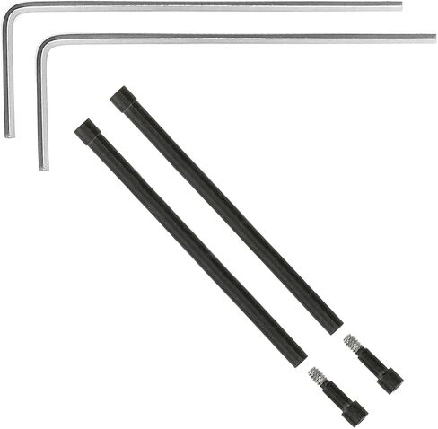 Ewatchparts 30MM SCREW TUBE BAR EAR ROD LINK COMPATIBLE WITH BLANCPAIN FIFTY FATHOMS LUGS + TOOLS BLACK in Saudi Arabia