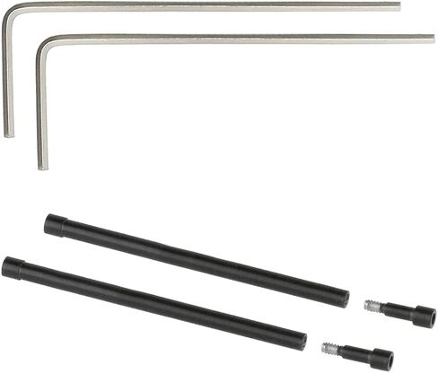 Ewatchparts 30MM SCREW TUBE BAR EAR ROD LINK COMPATIBLE WITH BLANCPAIN FIFTY FATHOMS LUGS + TOOLS BLACK in Saudi Arabia