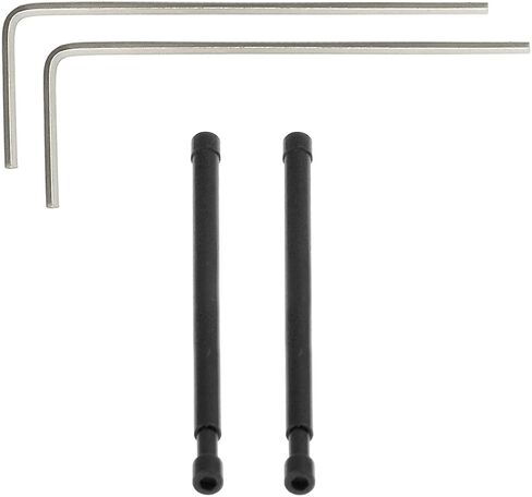 Ewatchparts 30MM SCREW TUBE BAR EAR ROD LINK COMPATIBLE WITH BLANCPAIN FIFTY FATHOMS LUGS + TOOLS BLACK in Saudi Arabia