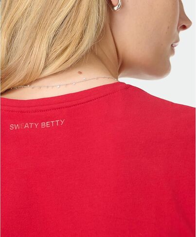 Sweaty Betty Womens Casual Fitted Essential Sculpt Short Sleeve Crew Neck T-Shirt in Saudi Arabia