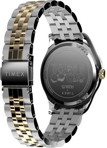 Timex Women's Peanuts Legacy 34mm Watch - Two-Tone Bracelet White Dial Two-Tone Case in Saudi Arabia