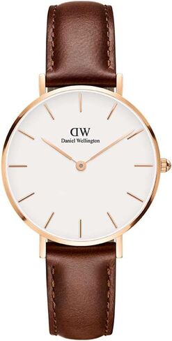 Daniel Wellington Petite Watch - Japanese Quartz Movement, Leather Strap, Water Resistant, Analog Watch for Women - St. Mawes in Saudi Arabia