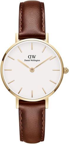 Daniel Wellington Petite Watch - Japanese Quartz Movement, Leather Strap, Water Resistant, Analog Watch for Women - St. Mawes in Saudi Arabia