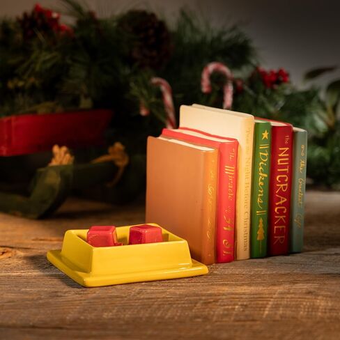 Scentsationals Christmas Wax Warmer, Wax Melt Warmer for Scented Wax Melts - Holiday Collection Christmas Books - Candle Wax Melter for Fragrance Cubes and Tarts in Saudi Arabia