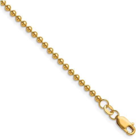 Jewels By Lux 1/20 14K Gold Filled Ball with Lobster Clasp Chain in Saudi Arabia