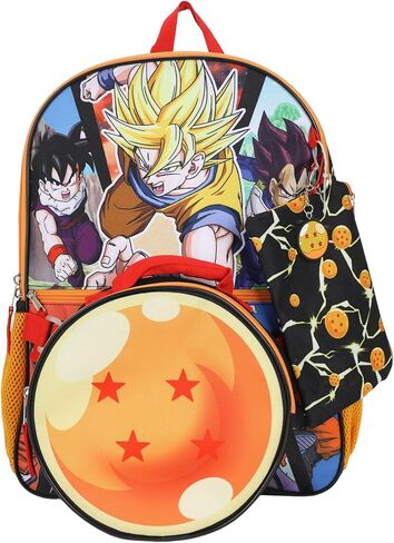 Bioworld Dragon Ball Z Anime Heros 5-Piece 16" Backpack Set for Boys in Saudi Arabia