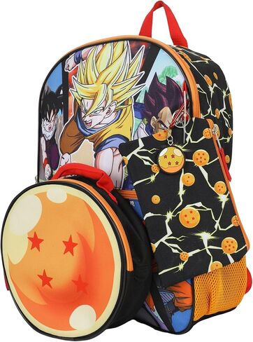 Bioworld Dragon Ball Z Anime Heros 5-Piece 16" Backpack Set for Boys in Saudi Arabia