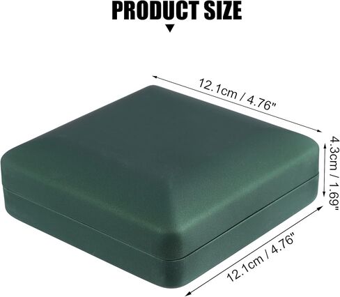 Multiple Ring Box, Jewelry Storage Display Stand Ring Organizer Case Velvet Gift Box for Wedding Engagement Birthday, Green in Saudi Arabia