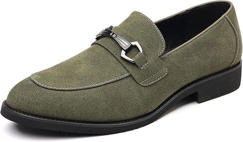 Men's Suede Dress Loafers Casual Lightweight Slip On Soft Penny Loafers Classic Moccasins Driving Shoes in Saudi Arabia