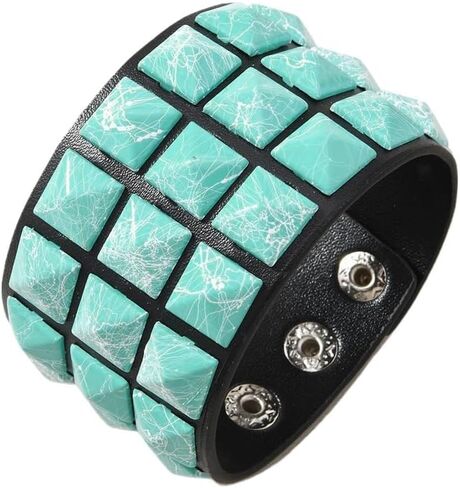 Scene Accessories Emo Bracelet Studded Dopamine Wristband for Women and Men Snap on Streetwear Party Essentials in Saudi Arabia