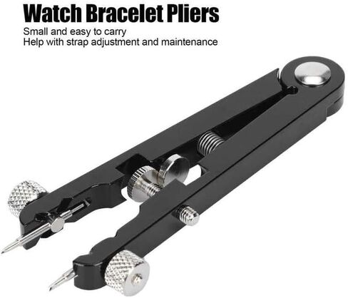 V-Type Watch Bracelet Spring Bar Pliers Spring Bar Replace Removal Tool Watch Strap Band Remover Tool for Watchmakers (Silver) in Saudi Arabia