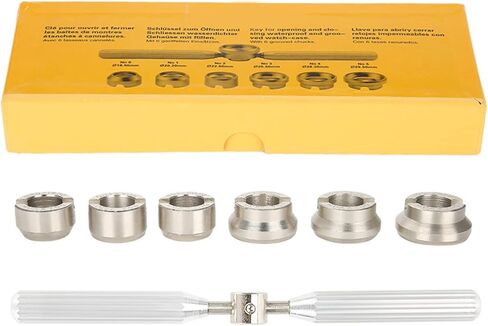 Watch Back Remover Tool,Watch Opener Tool,Watch Case Opener,Watch Opening Tool,Watch Back Case Cover Opener Remover Wrench Dies Repairer Tool Set for Rolex Oyster in Saudi Arabia