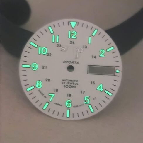 قرص ساعة مضيء أخضر مقاس 28.5 ملم لحركة ميكانيكية أوتوماتيكية NH36A in Kuwait