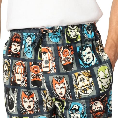 Marvel Men's Pajama Bottom, Lounge Pant With Drawstring, Ultra-soft & Comfortable, L in Saudi Arabia
