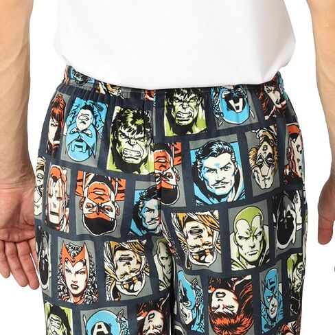 Marvel Men's Pajama Bottom, Lounge Pant With Drawstring, Ultra-soft & Comfortable, L in Saudi Arabia