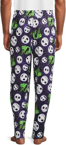 Disney Men's Nightmare Before Christmas Performance Pajama Sleep Pants, Black/Purple, XX-Large in Saudi Arabia