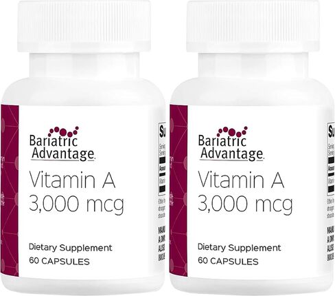 Bariatric Advantage - Vitamin A Capsules 3,000 mcg, 60 Count in Kuwait