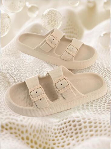 Pillow Slippers for Women Men Adjustable Platform Sandals Arch Support Slides in Saudi Arabia