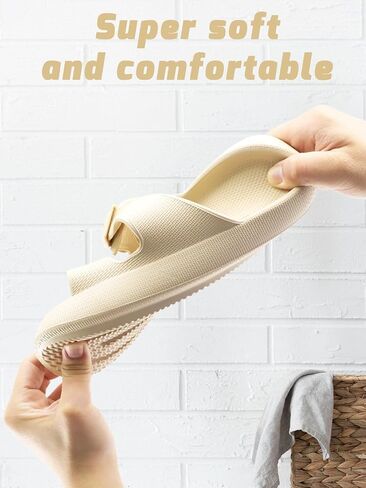 Pillow Slippers for Women Men Adjustable Platform Sandals Arch Support Slides in Saudi Arabia