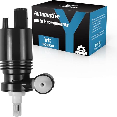 Windshield Washer Pump, Replacement for Jeep Dodge Chrysler Volkswagen Audi BMW Chevrolet Ford, Windshield Fluid Washer Pump with Grommet in Kuwait