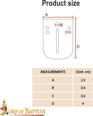 Lord of Battles Steel Lamellar Armor Plates | 20 Gauge Craft Scale Armor | Medieval Plates for Historical Reenactments (Set of 20, Carolingian Lamellar Plates - 20 Pieces) in Saudi Arabia