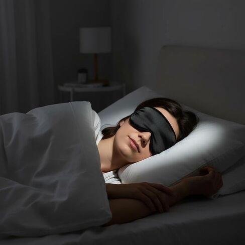 قناع العين للنوم من TONDAZHIYO، عبوة من 5 قطع معتمة للعين، غطاء عين ناعم ومريح للنساء والرجال، أثناء السفر ليلاً واليوجا (5) in Kuwait