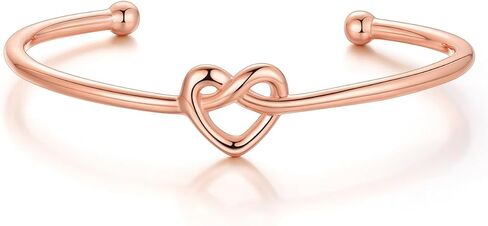 KeyStyle سوار عقدة الحب للنساء، ربط العقدة أساور هدية وصيفة العروس مطلية بالذهب عيار 14 قيراط سوار قابل للتكديس للحفلات الراقصة مجوهرات بسيطة in Kuwait