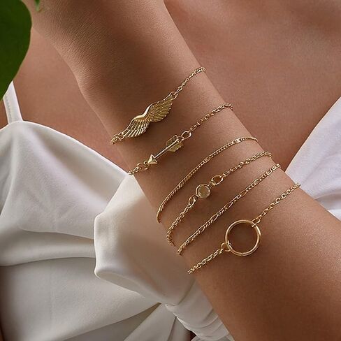 Chic Bangle Accessories for Women Gold Cuff Band Bohemian Jewelry Gift in Saudi Arabia