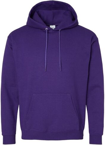 Hanes Mens Ecosmart Hooded Sweatshirt, 5XL, Athletic Purple in Saudi Arabia