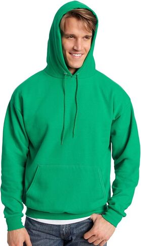 Hanes Mens Ecosmart Hooded Sweatshirt, 5XL, Athletic Purple in Saudi Arabia