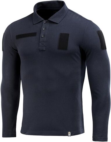 M-Tac Long Sleeve Tactical Polo Shirt for Men - Men's Military Polo Shirt for Work, Outdoor, Tactical & Law Enforcement Gear in Saudi Arabia