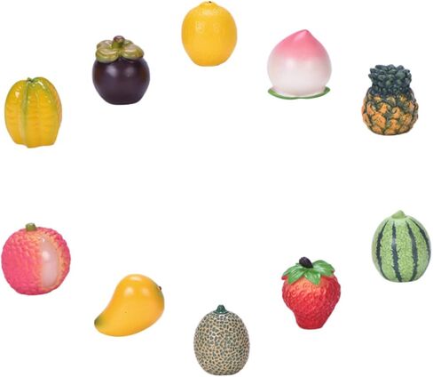 10Pcs Realistic Fake Fruit Set Artificial Fruits for Home Decor Kitchen Decoration Photography Props Lifelike Fake Strawberries Lemons and More in Saudi Arabia