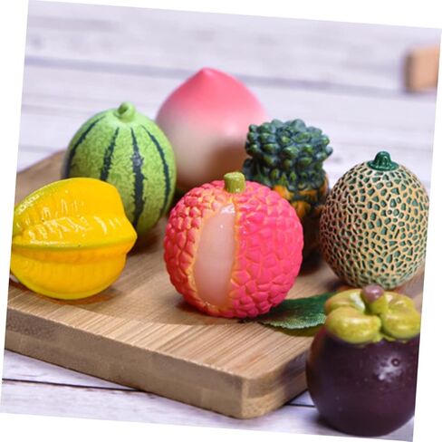 10Pcs Realistic Fake Fruit Set Artificial Fruits for Home Decor Kitchen Decoration Photography Props Lifelike Fake Strawberries Lemons and More in Saudi Arabia