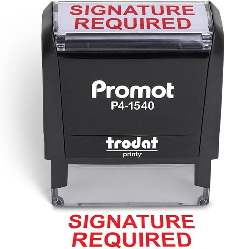 Promot Packing List Enclosed - Self-Inking Rubber Stamp - Red Ink in Saudi Arabia