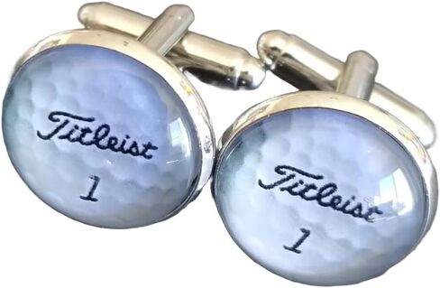 Golf Ball Silver Cufflinks in Saudi Arabia